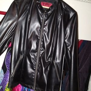 Black pleather jacket